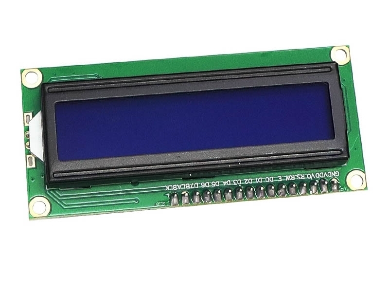 IIC/I2C介面 1602 LCD 藍背光液晶模組